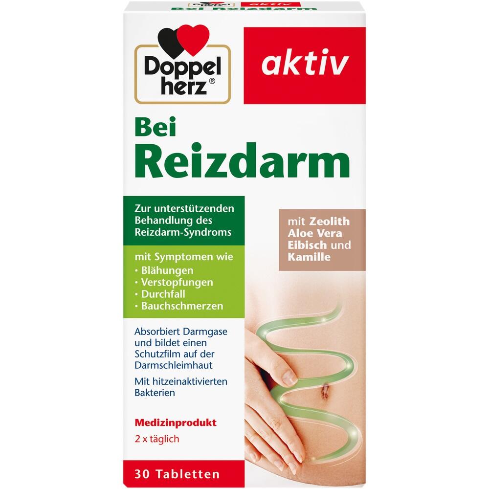 Eine Packung Tabletten für die Behandlung von Reizdarmsyndrom-Symptomen.