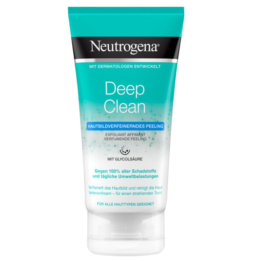 Eine Tube Neutrogena Deep Clean Gesichtspeeling.
