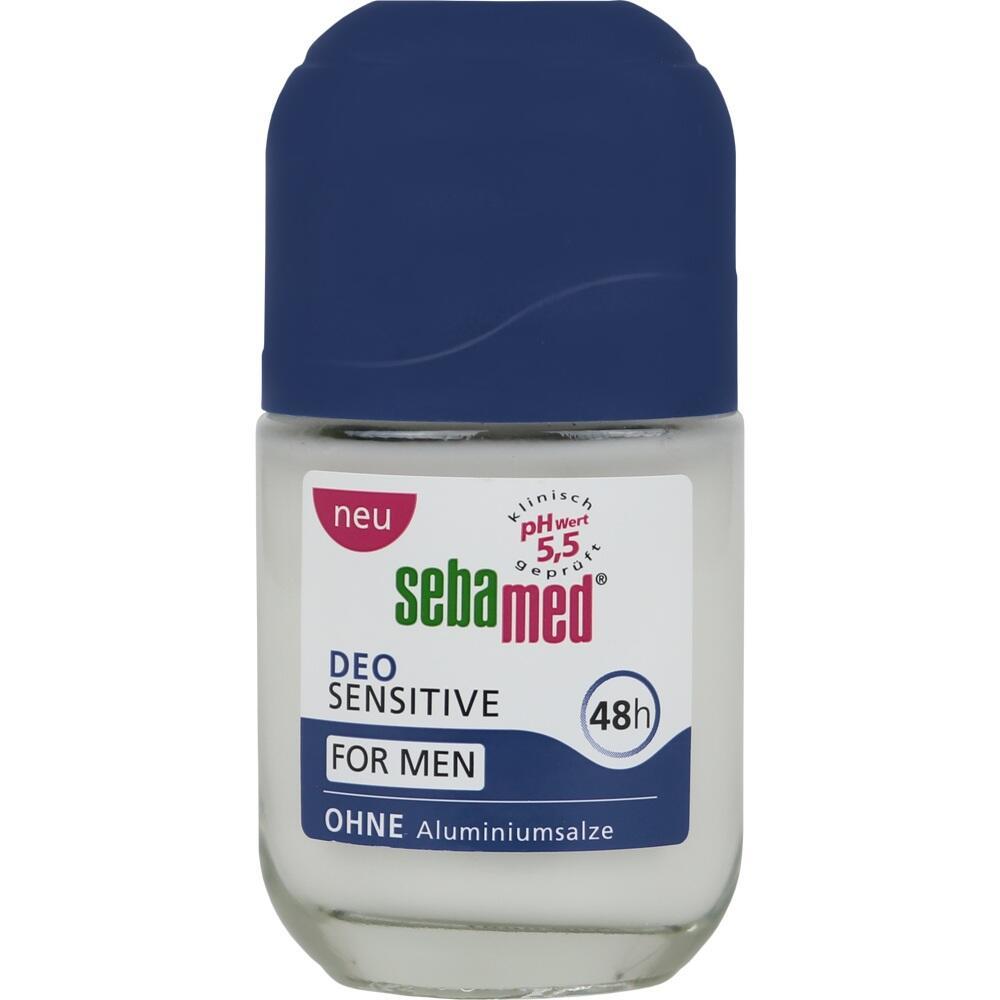 Eine Deoflasche von Sebamed f&uuml;r M&auml;nner, ohne Aluminiumsalze.