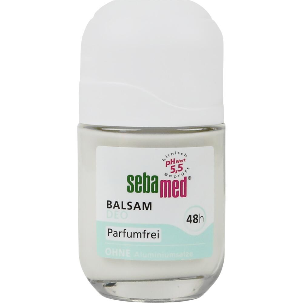 Eine Flasche Sebamed Deo-Balsam, parf&uuml;mfrei und ohne Aluminiumsalze.
