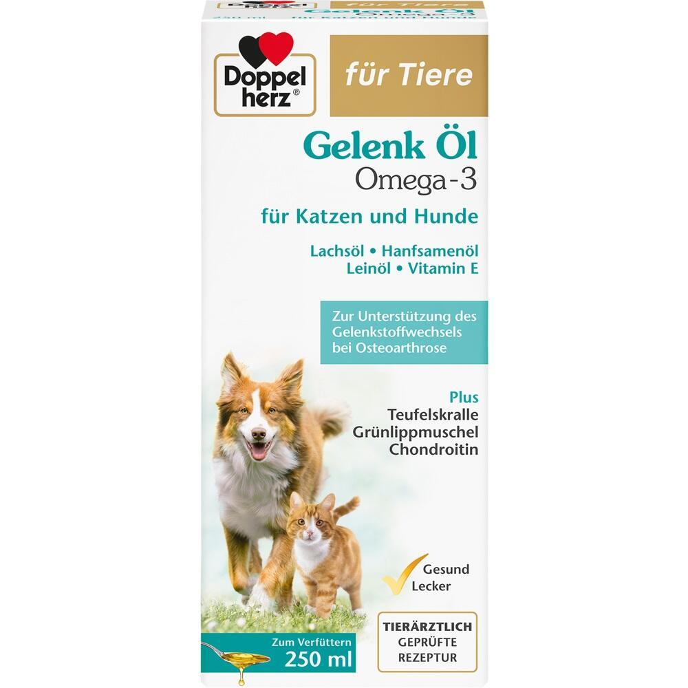 Eine Packung Gelenköl für Hunde und Katzen mit Omega-3.