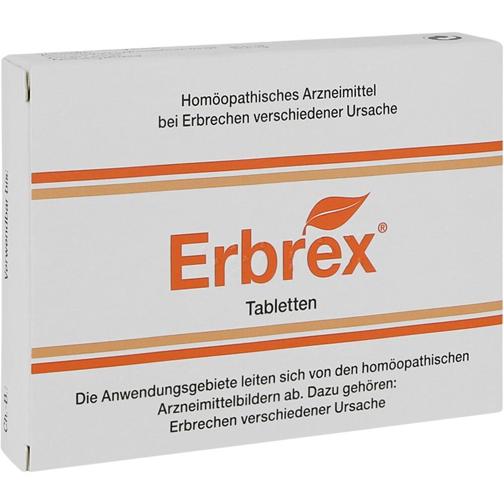 Eine Packung mit hom&ouml;opathischen Tabletten gegen Erbrechen.