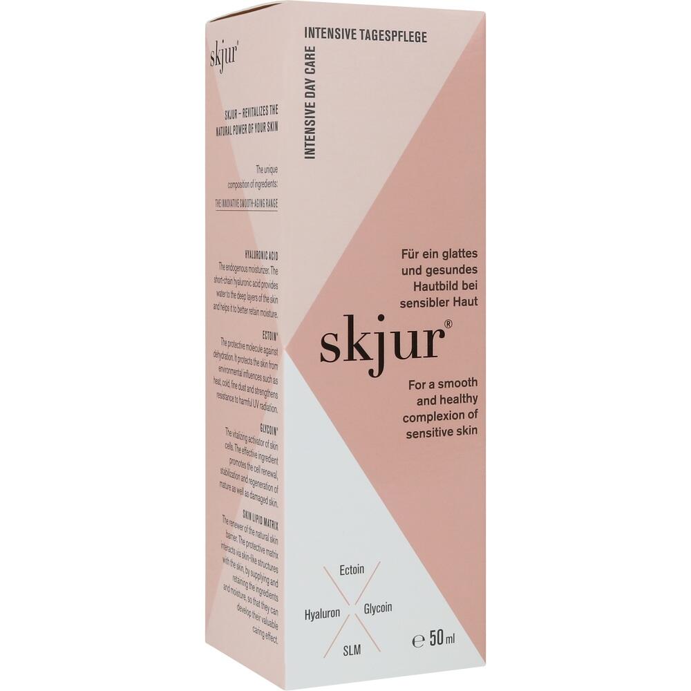 Rosa und wei&szlig;e Verpackung einer Hautpflegecreme f&uuml;r sensible Haut.