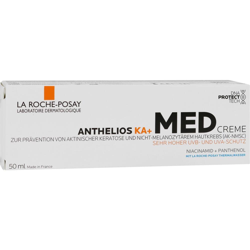 Wei&szlig;e Creme-Tube mit Aufschrift "ANTHELIOS KA+ MED" von La Roche-Posay.