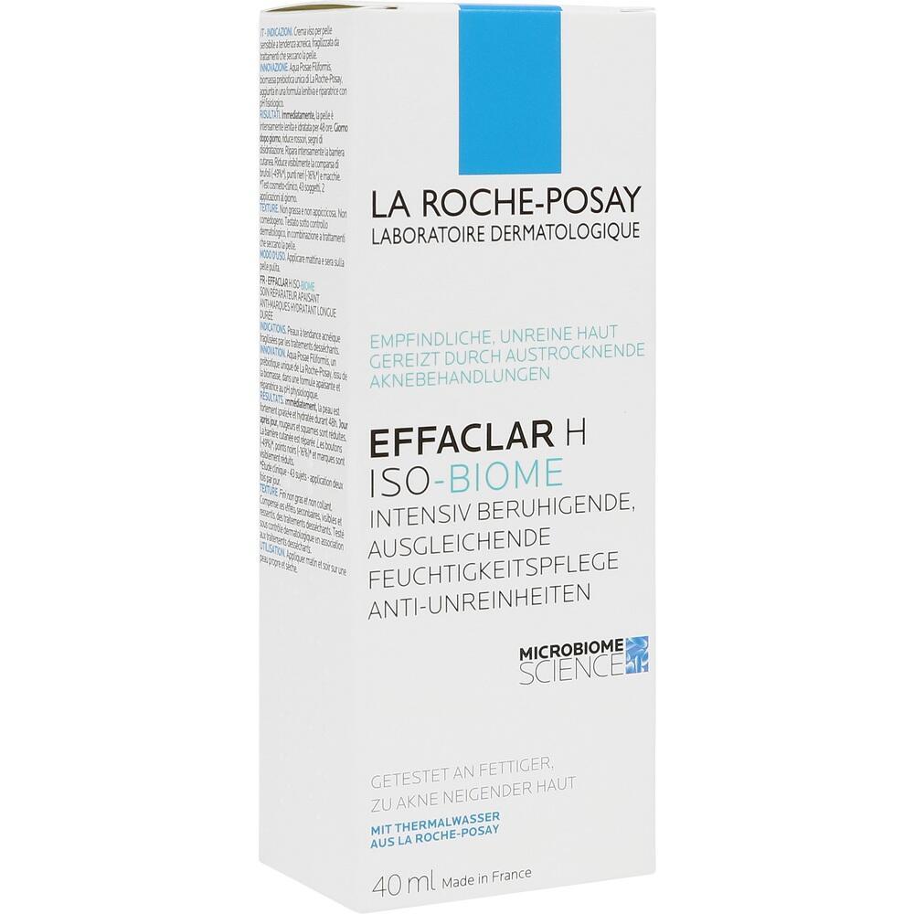 Weiße Verpackung einer Feuchtigkeitscreme für empfindliche Haut von La Roche-Posay.