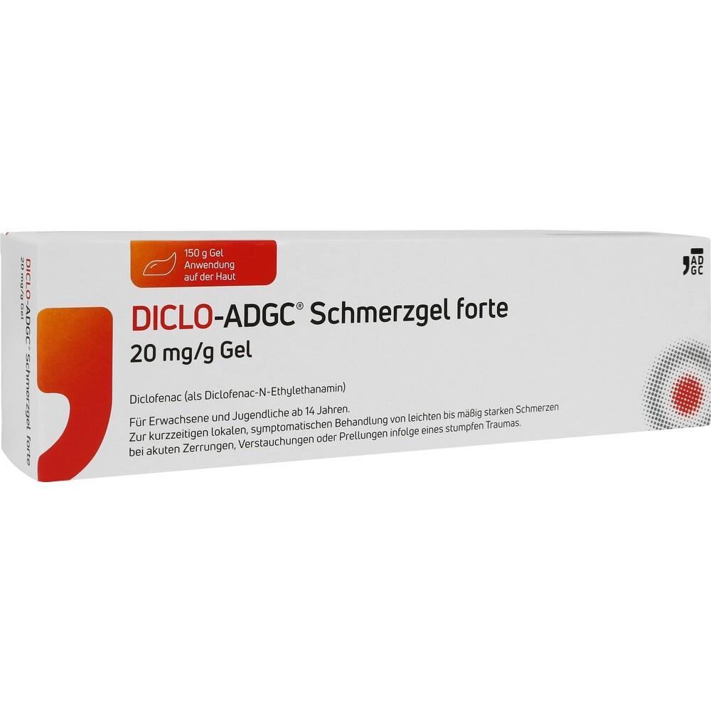 Tube Diclo-ADGC Schmerzgel forte, ein Schmerzgel f&uuml;r Erwachsene und Jugendliche.