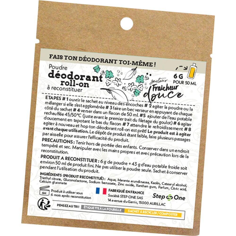 Papiert&uuml;te mit Anleitung zur Herstellung von Roll-On-Deodorant.