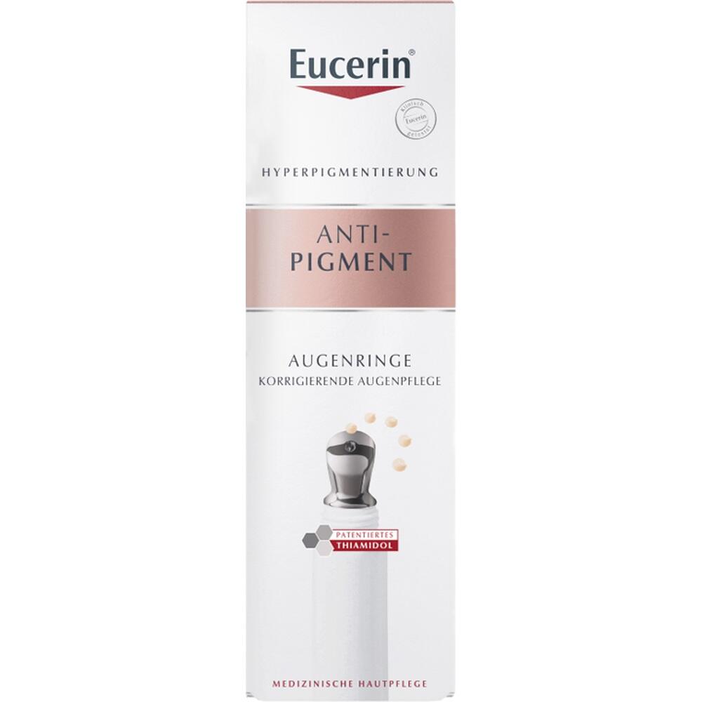 Verpackung einer Eucerin Anti-Pigment Augenpflege gegen Augenringe.