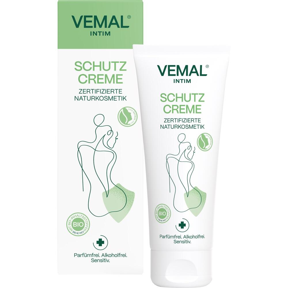 Tube und Verpackung einer schützenden, natürlichen Intimcreme.