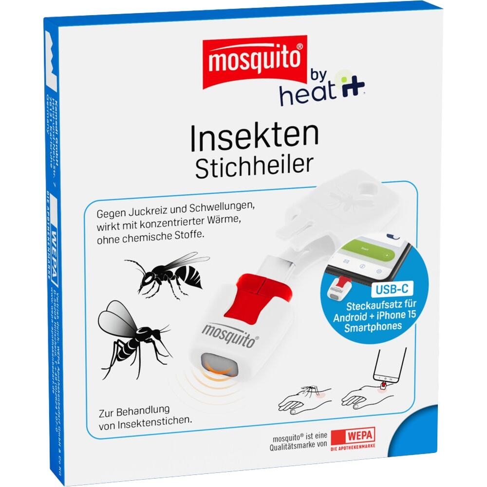Ein Insektenstichheiler zur Linderung von Juckreiz und Schwellungen ohne Chemie.